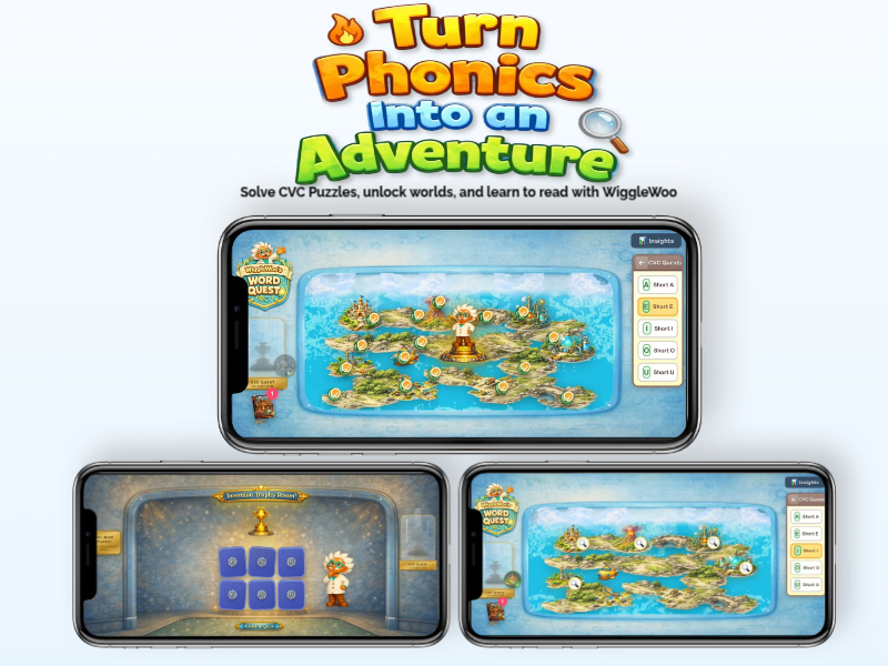 WiggleWoo app gameplay screenshots